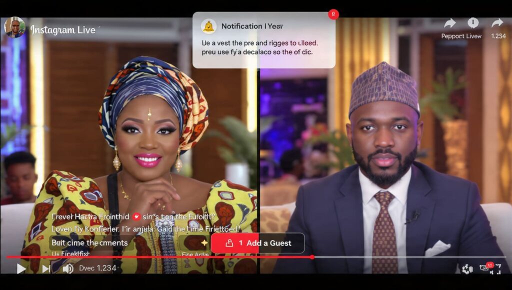 Nigerian creator content distribution map showing Instagram Reel being cross-promoted to TikTok WhatsApp Status Facebook Reels and Twitter X