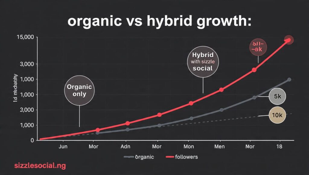organic growth timeline too slow Instagram Nigeria 2026 realistic months followers