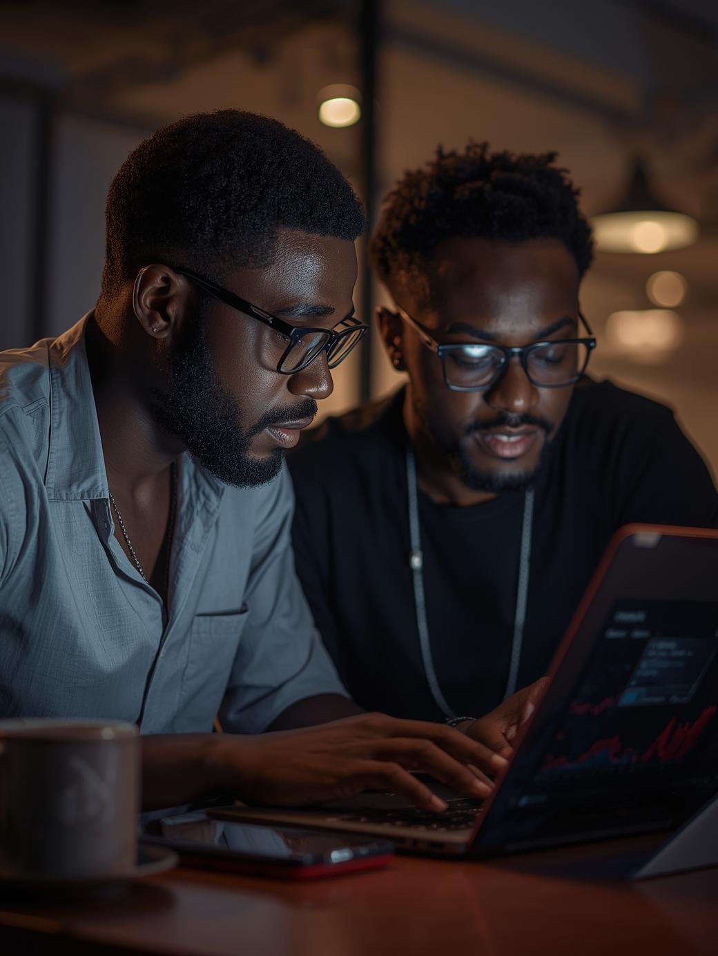 Nigerian creator reviewing social media growth results on Sizzle Social