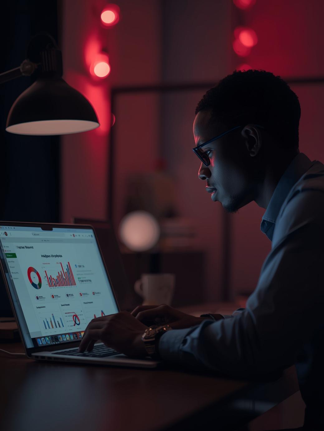 Nigerian digital marketer exploring SMM panel tools