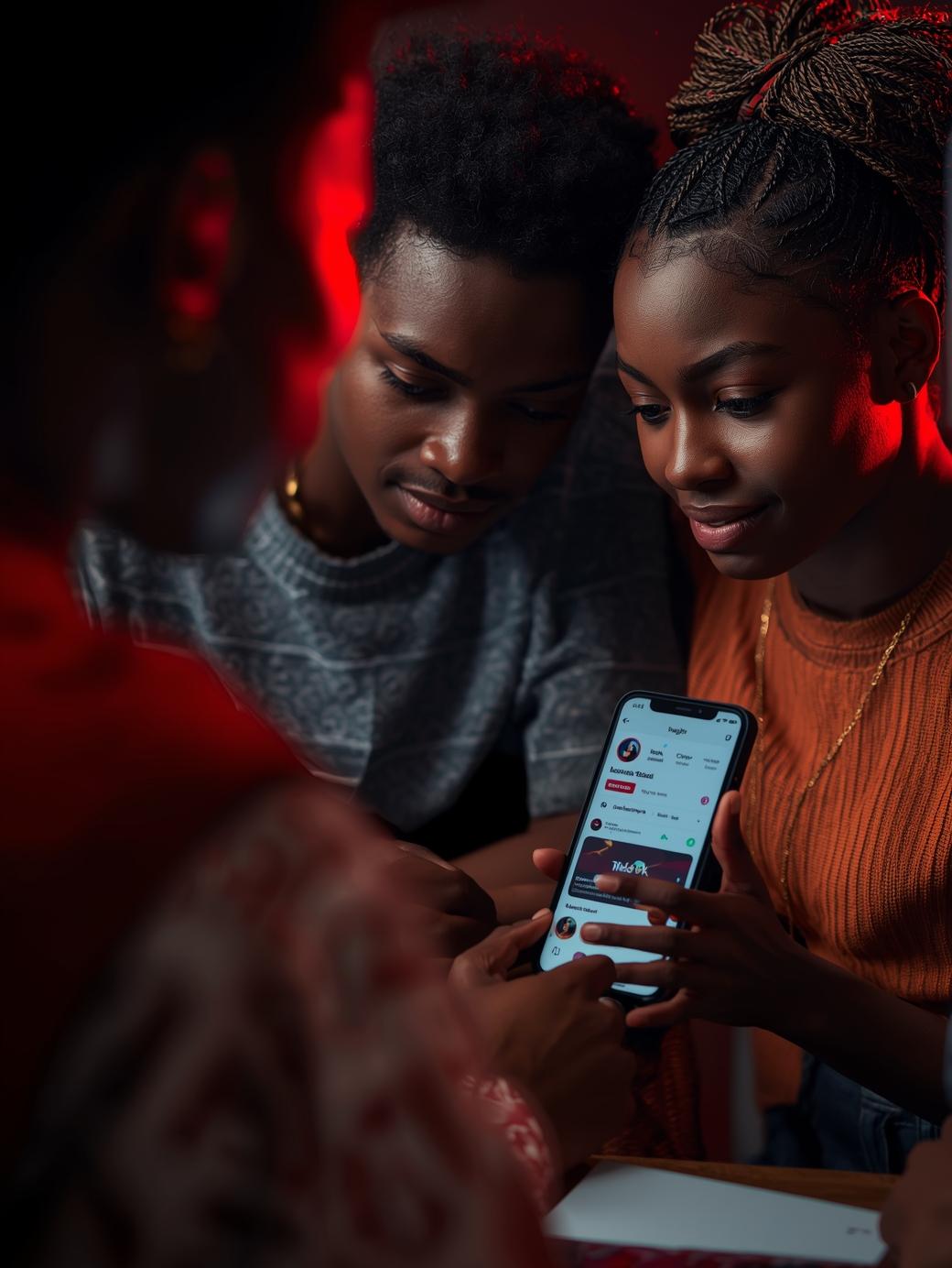 Nigerian creator activating TikTok security