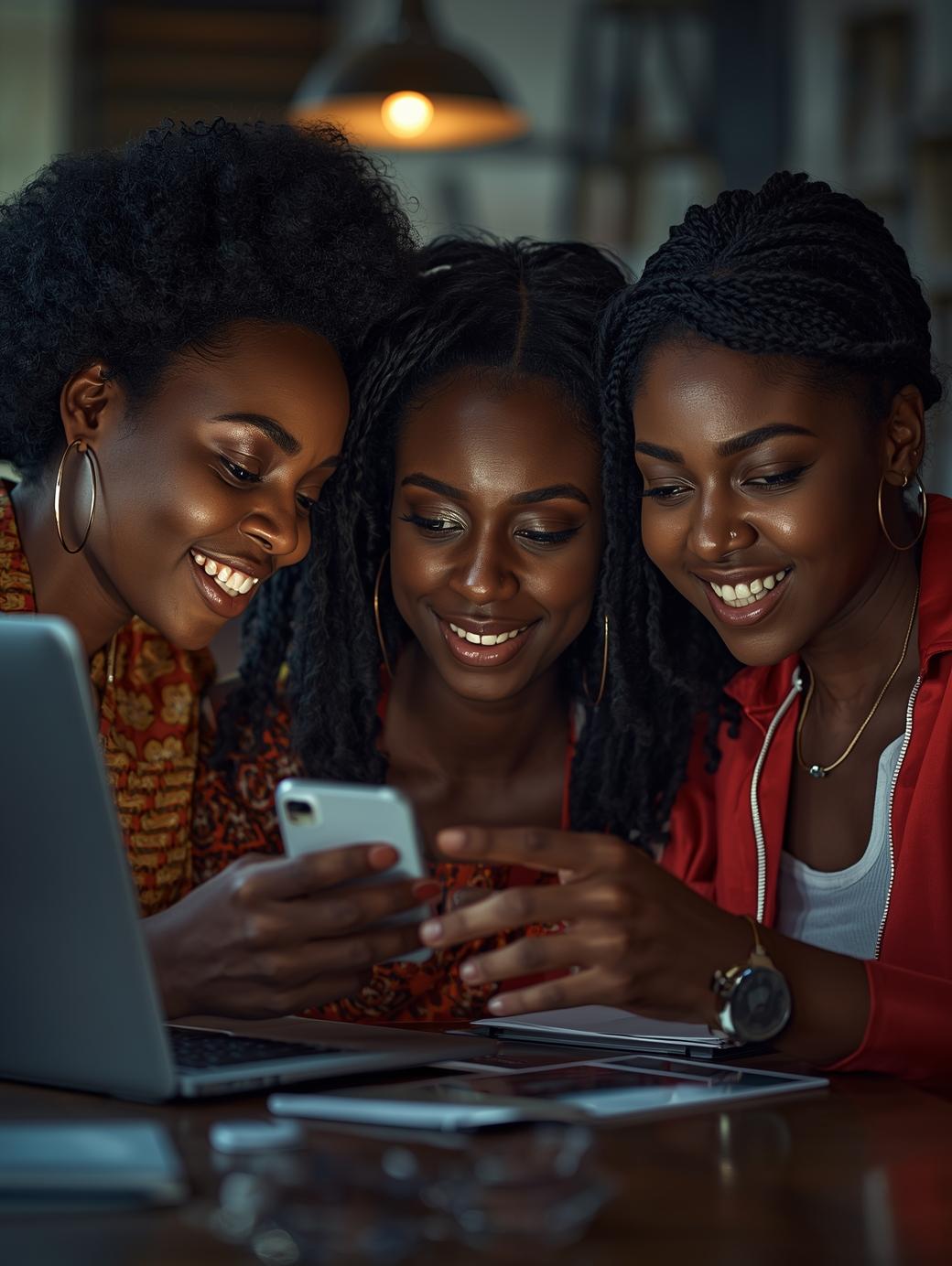 Nigerian entrepreneur accessing Twitter account purchased on Sizzle Social