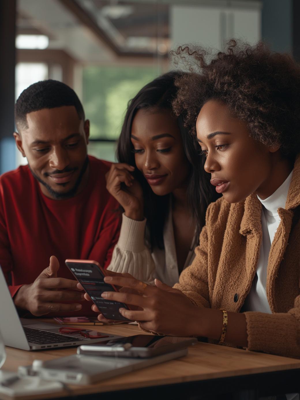 Nigerian creator editing Twitter security settings