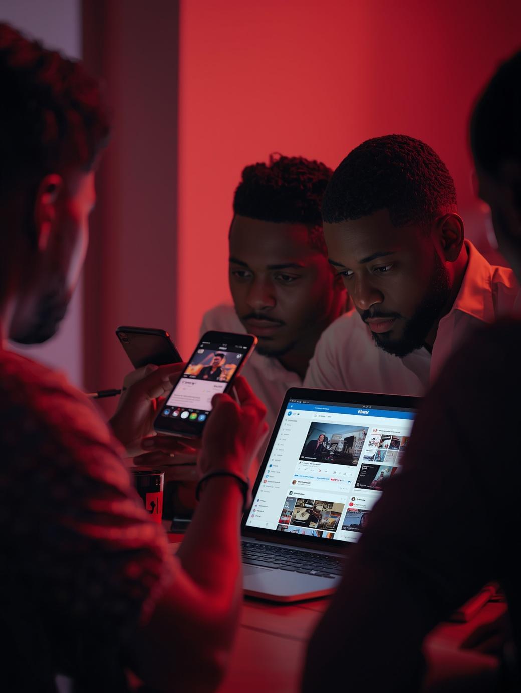 Nigerian creator analyzing post performance