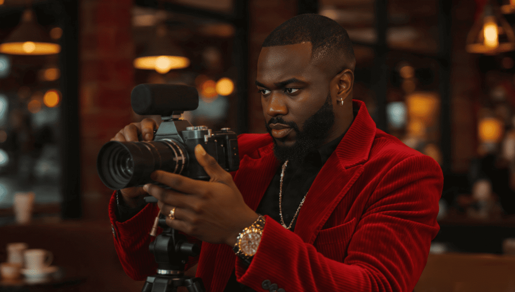 Nigerian man using Reel hooks first 3 seconds to stop the scroll