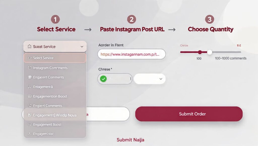Step-by-step process of ordering Instagram comments from an SMM panel in Nigeria