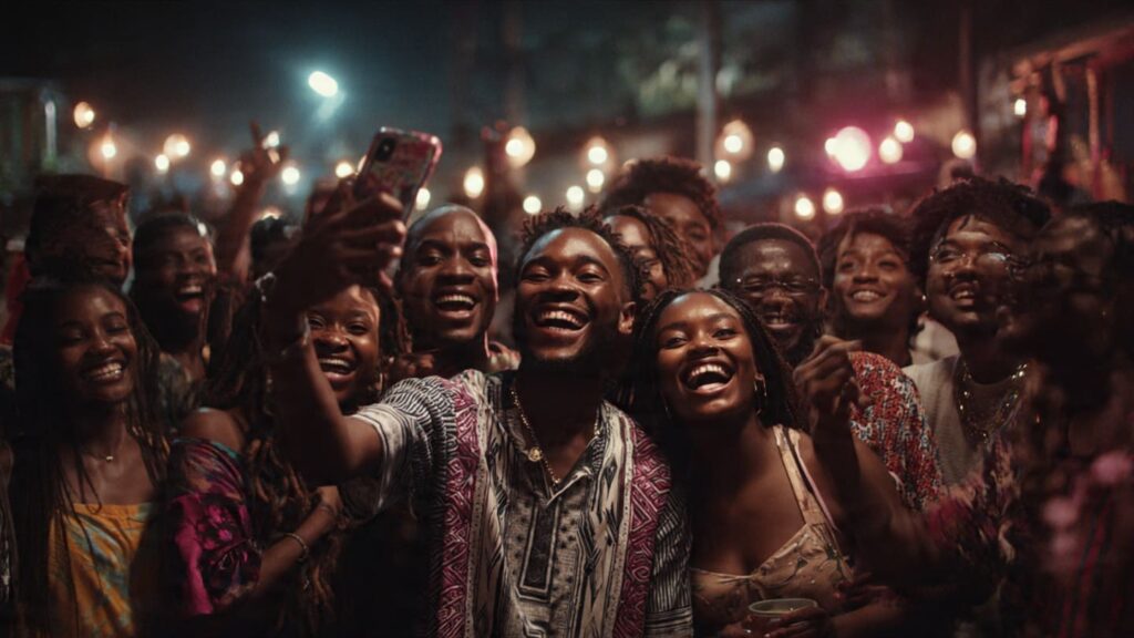 Nigerian users engaging in Instagram comments