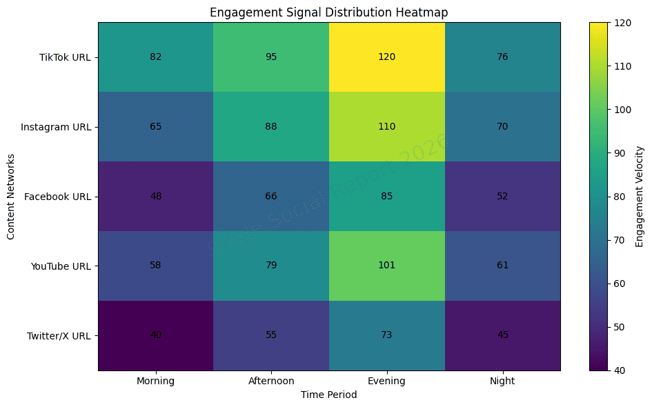 Digital engagement heatmap showing interaction velocity