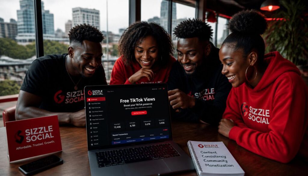 Nigerian influencers exploring TikTok tools