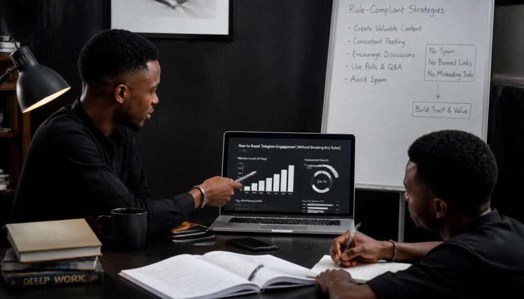 Nigerians boosting Telegram engagement