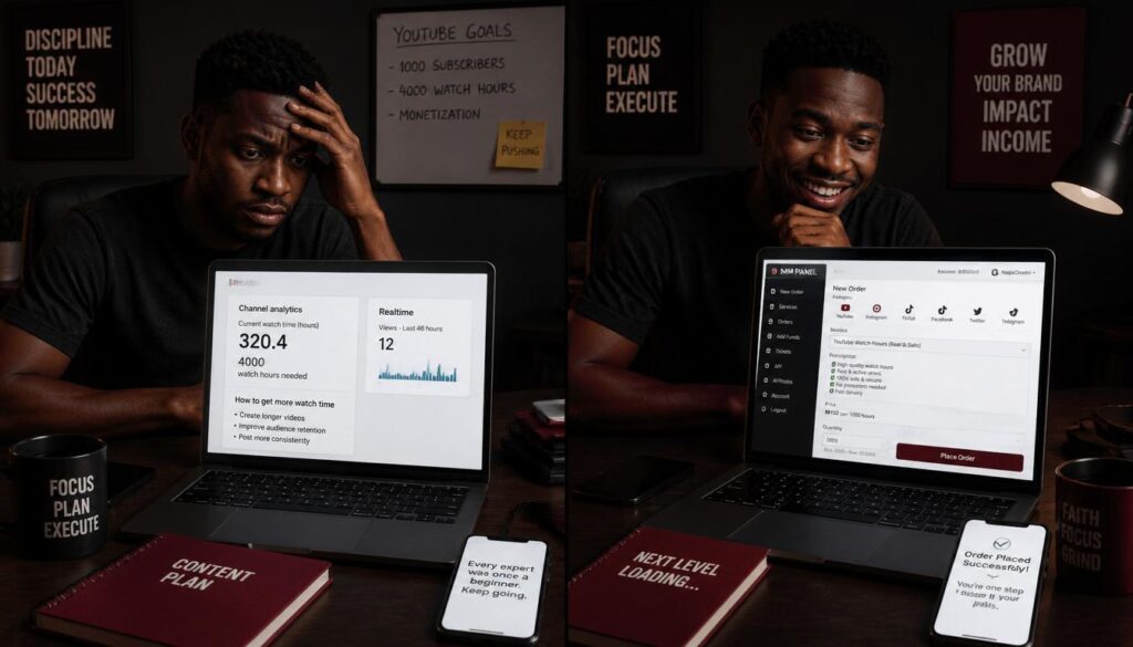 Nigerian creator struggling with watch hours