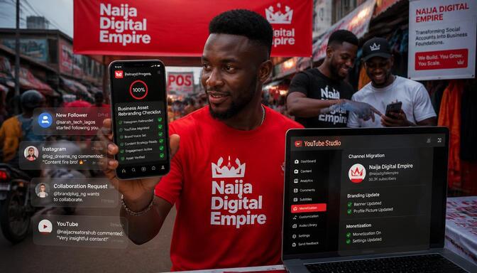 Turn bought social media account into brand asset Nigeria