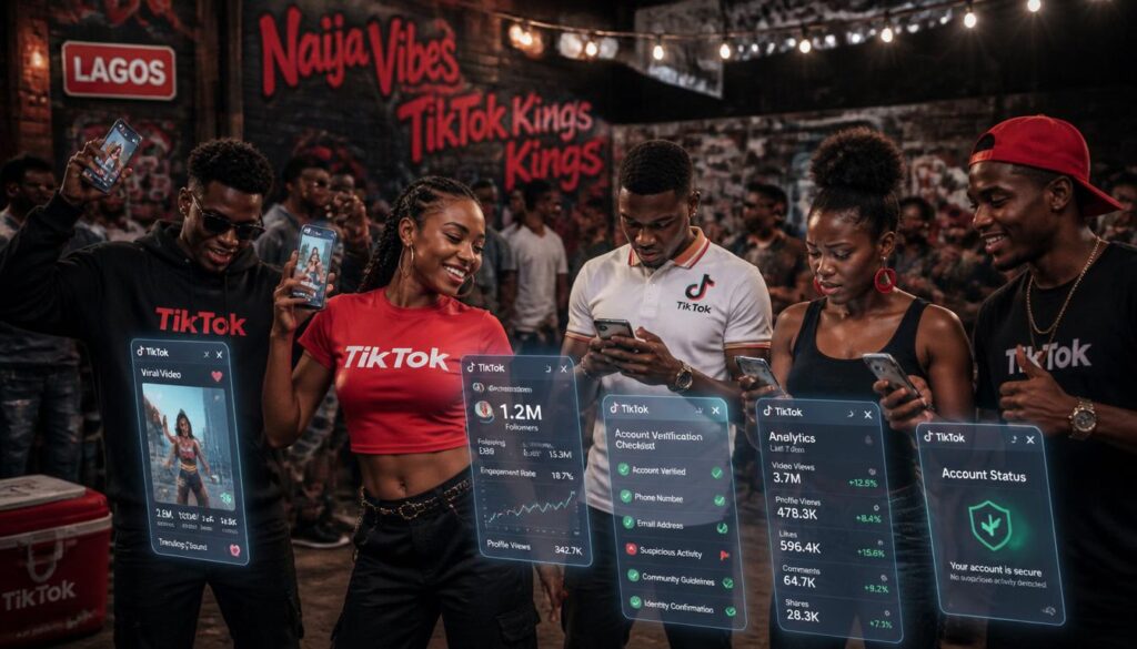 Nigerians purchasing TikTok accounts safely