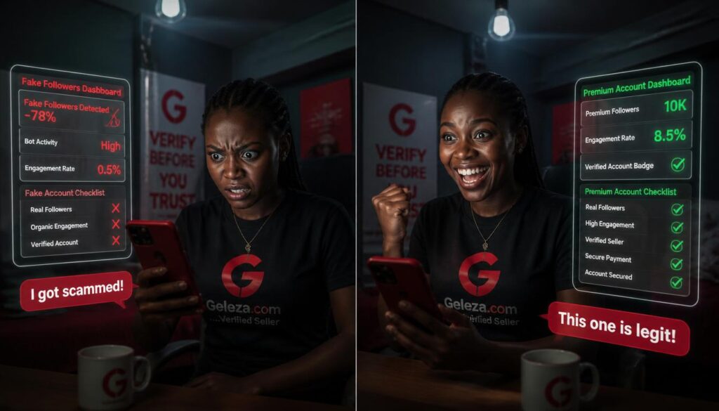 Nigerians comparing cheap vs premium accounts