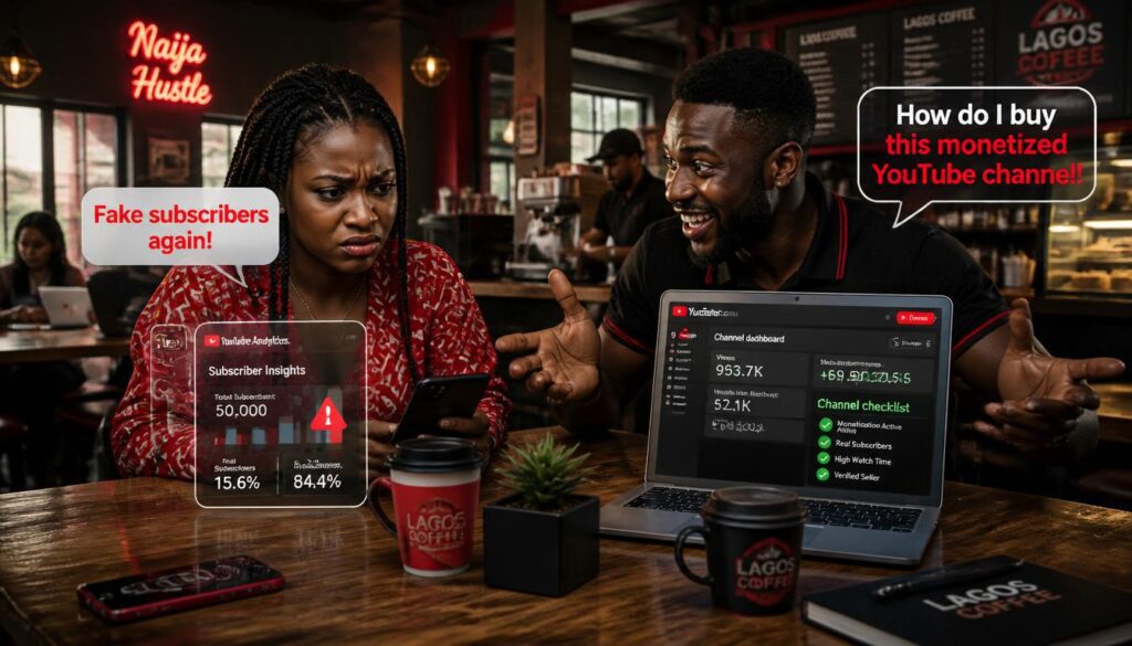 Nigerians weighing monetized YouTube channel purchase