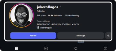 showing follower authenticity