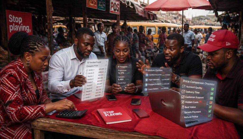 Price of Instagram accounts with real followers Nigeria