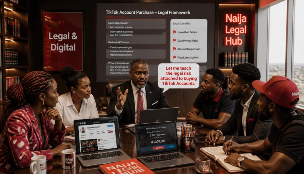 Nigerian lawyer explaining TikTok legality