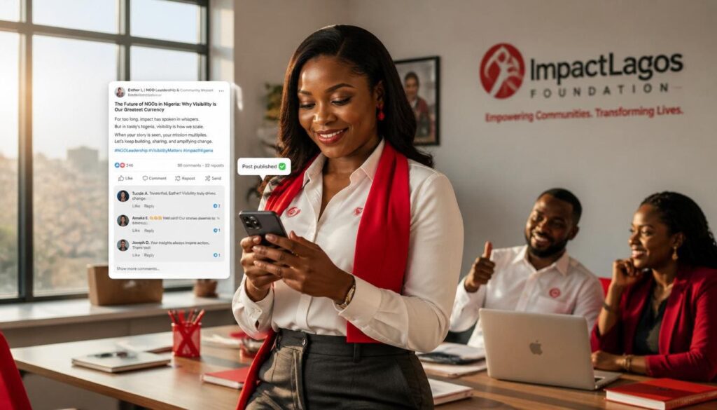 Nigerian sharing LinkedIn post
