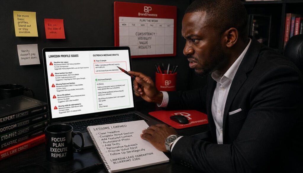 Nigerian entrepreneurs making LinkedIn errors