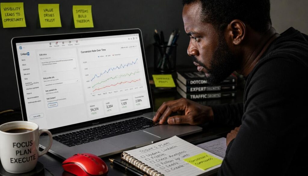 Nigerian professionals optimizing LinkedIn profiles
