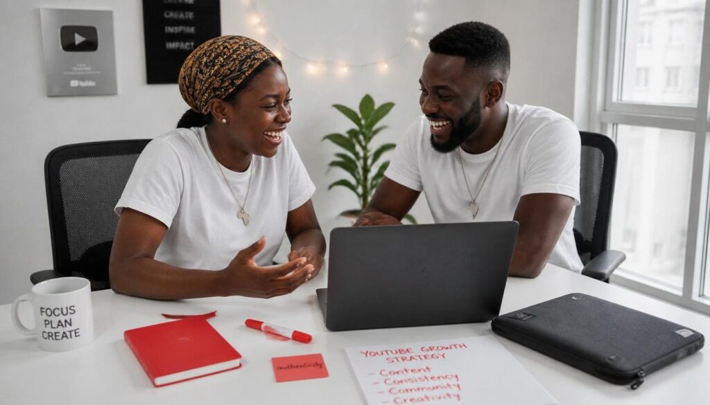Nigerian creators planning content strategy for likes growth