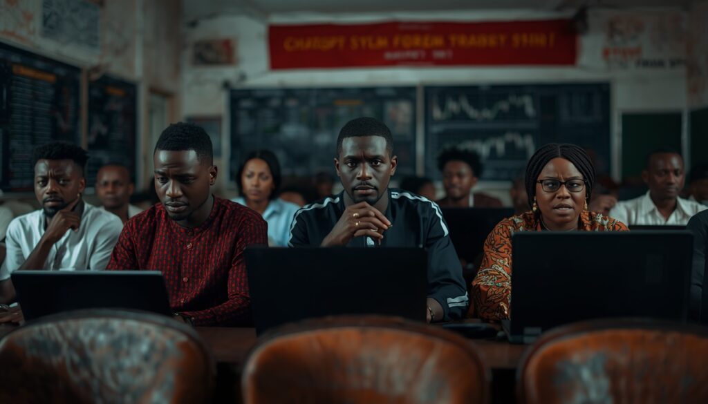 Forex traders discussing SMM panels in Nigeria