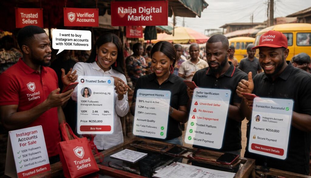 Safe places to buy real Instagram accounts Nigeria