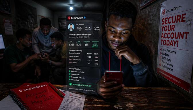 Nigerians verifying followers and safe payments