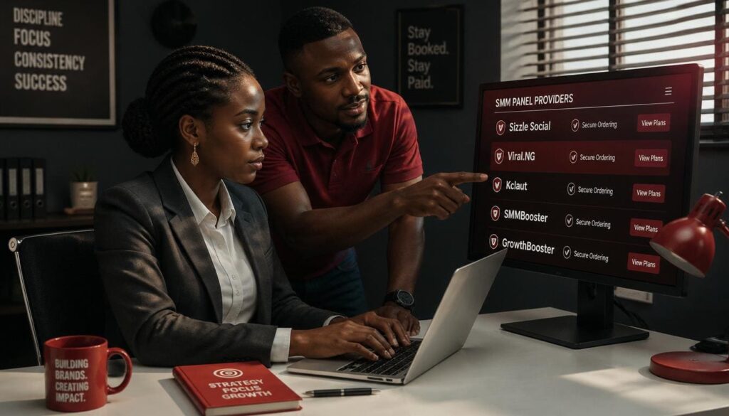Nigerian creator choosing safe TikTok provider.