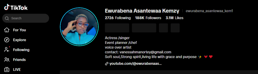 Nigerian influencer analyzing TikTok metrics
