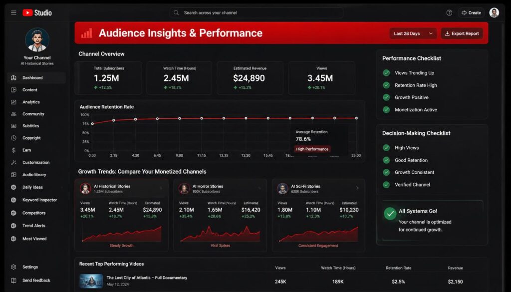 Metrics comparison