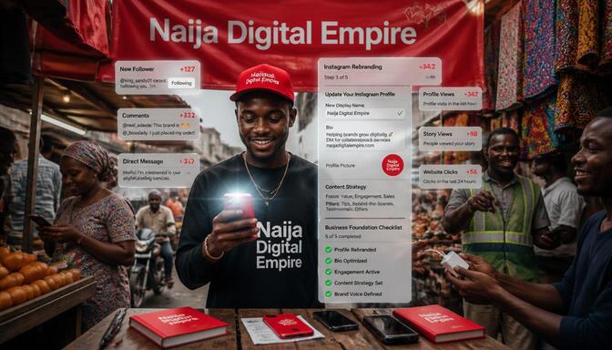 Naija entrepreneur rebranding Instagram account