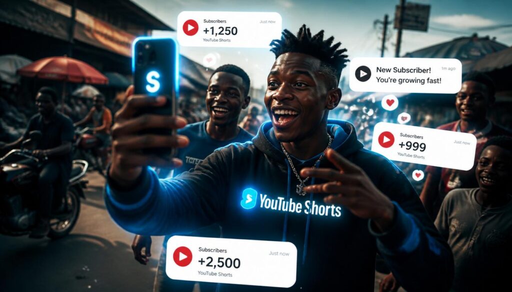 YouTube Shorts Nigeria subscribers fast