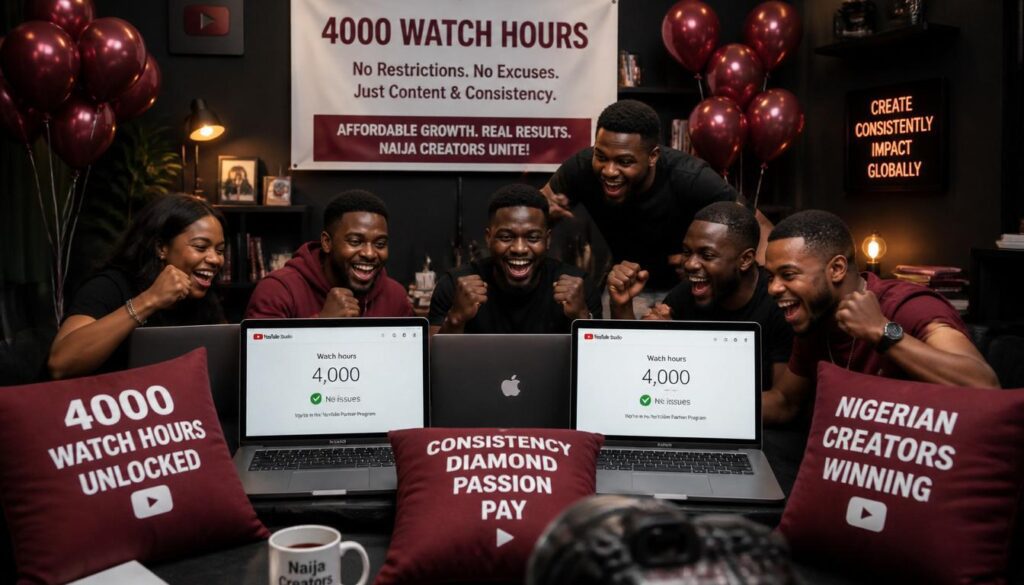 Trusted YouTube Watchtime Service in Nigeria