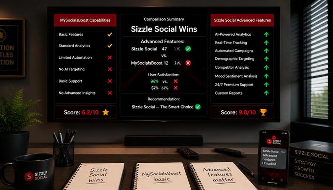 Dashboard screenshot of advanced features
