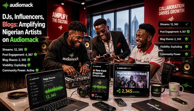 Influencers and DJs promoting music