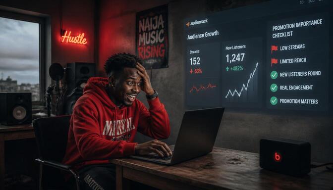 Nigerian artist needing Audiomack promotion.