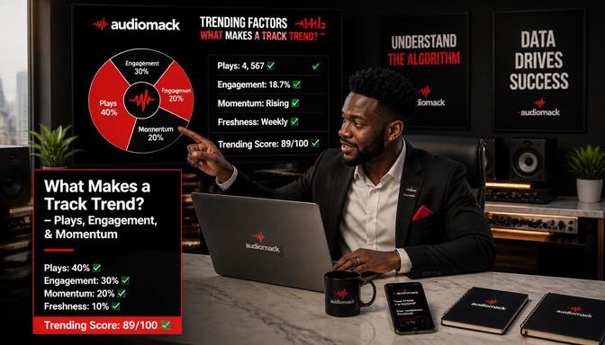 Audiomack trending explanation