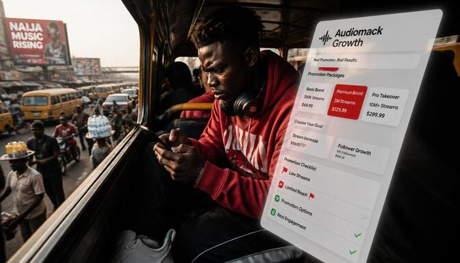 Nigerian artist searching for top Audiomack growth website