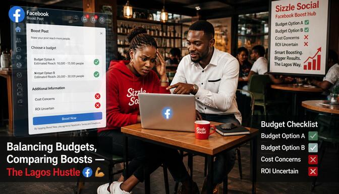 promote a Facebook post in professional mode