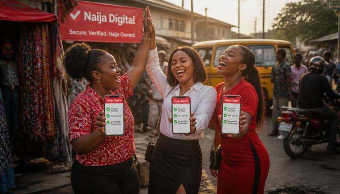 Buy Social Media Accounts Nigeria Feature image showing Nigerians engaging online
