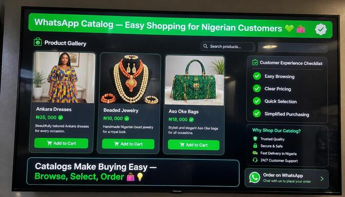 WhatsApp product catalog