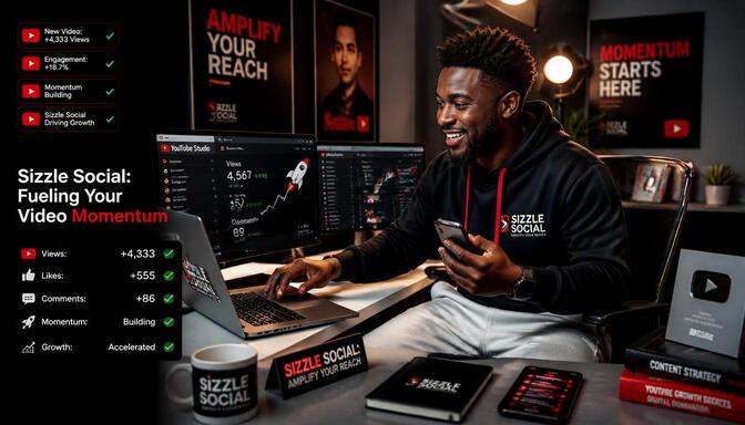 Nigerian creator promoting video.