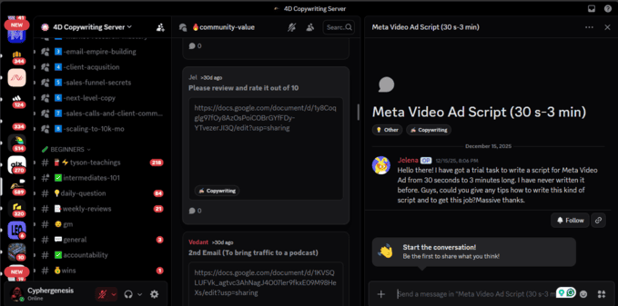 Discord Daily Engagement