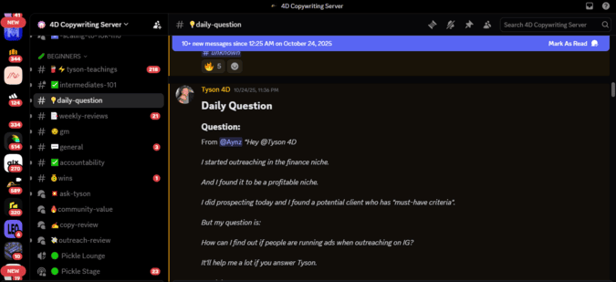 Discord Regular Events