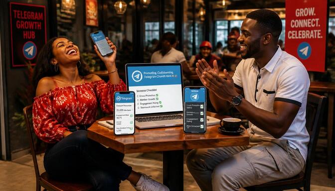 Nigerians promoting Telegram channels