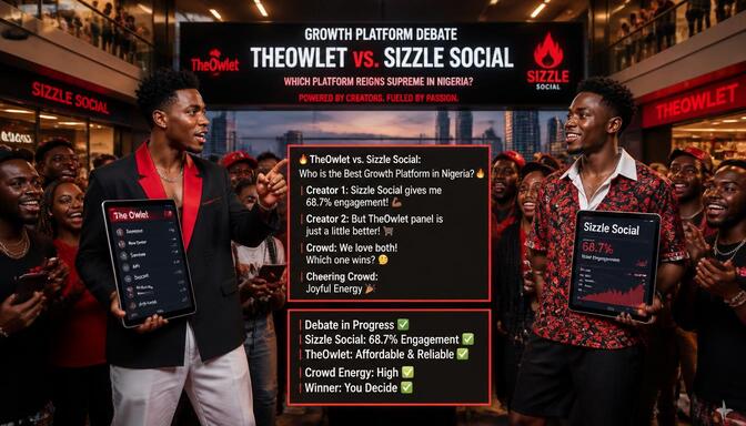Sizzle Social vs TheOwlet: Which Social Media Growth Platform Is Better for Nigerians in 2026?