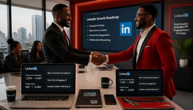 Nigerian professionals networking with trust