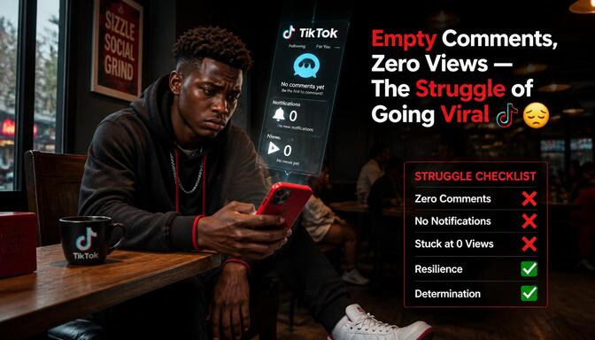 TikTok videos stuck at 0 views